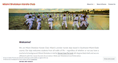 Desktop Screenshot of miamishotokan.com